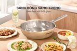  Chảo inox đa lớp Sunhouse IN20M6 IN24M6 IN26M6 đáy từ dùng được trên mọi loại bếp 