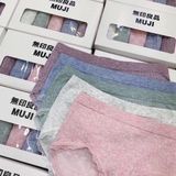 Set 5 Quần Lót Cotton Muji Hộp Trắng Nữ 