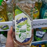  Chai Nước Rửa Chén Sunlight Thiên Nhiên Muối Khoáng Lô Hội 370g 