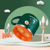  Ly Cốc Uống Nước Giữ Nhiệt Inox Có Tay Cầm Kèm ống Hút Cho Bé 250ml 