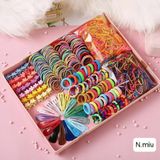  Set Kẹp Tóc Dây Thun 780 Chi Tiết Dành Cho Bé Gái 