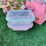  Hộp Thuỷ Tinh 2 Ngăn Chịu Nhiệt Tốt 