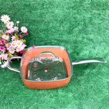  Chảo Chiên Vuông Đáy Từ 24cm 