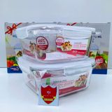  Hộp Thủy Tinh Lock&Lock 1400ml (Hộp Vuông) 
