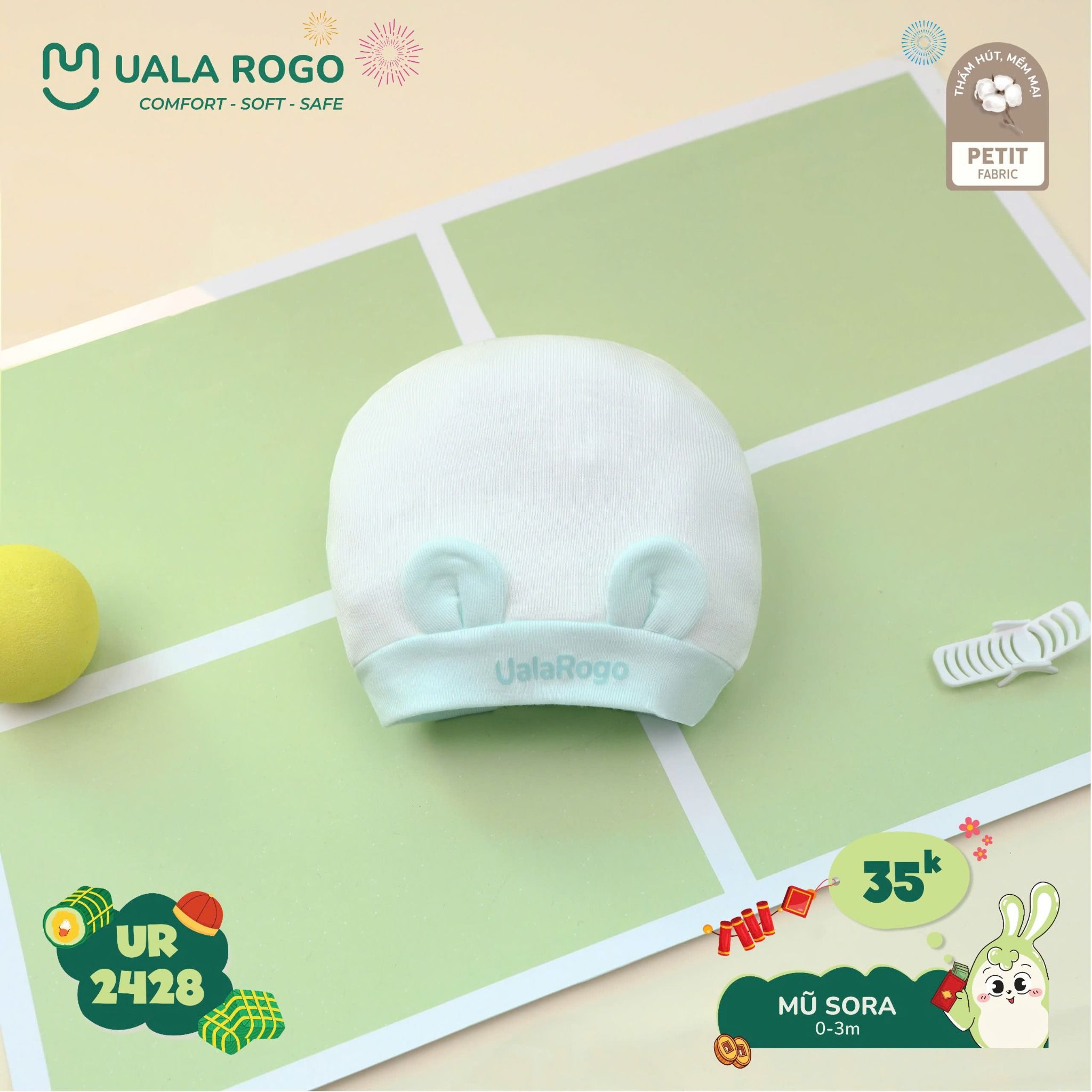  Mũ Cho Bé Sơ Sinh UR 2428 