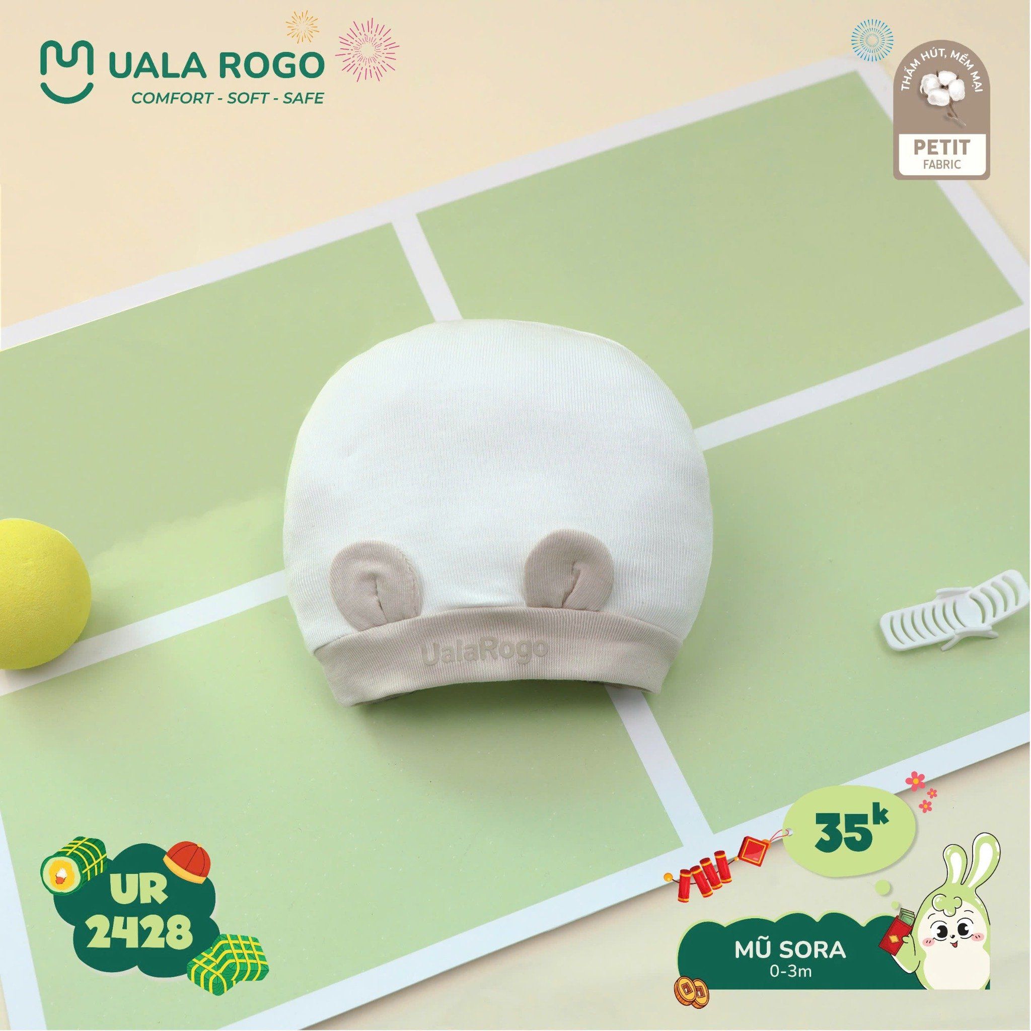  Mũ Cho Bé Sơ Sinh UR 2428 