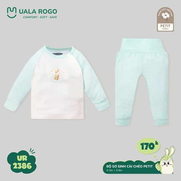  Bộ Sơ Sinh Cài Chéo Petit UR 2386 