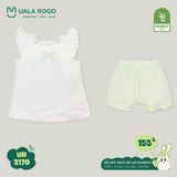  Bộ Sát Nách Bé Gái Bamboo UR 2170 