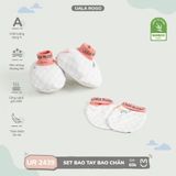  Set bao tay bao chân hoạ tiết kẻ ô UR 2439 