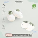  Set bao tay bao chân bamboo hoạ tiết nhỏ UR 2443 