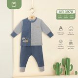  Bộ QA cài giữa dài tay BABY SHARK UR 3978 