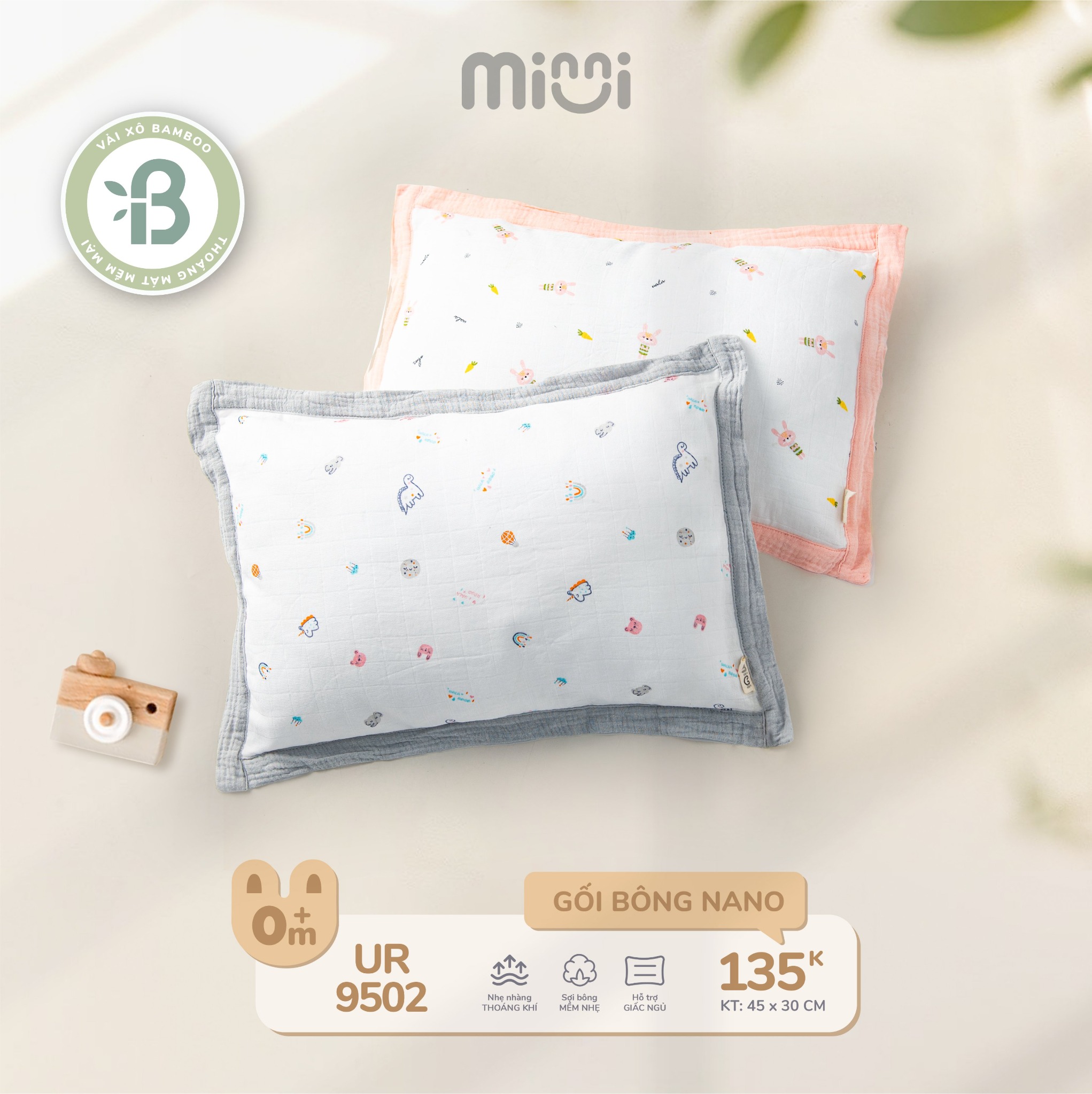 Gối bông nano minni UR 9502