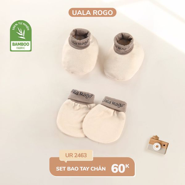  Set bao tay bao chân bamboo phối màu UR 2463 