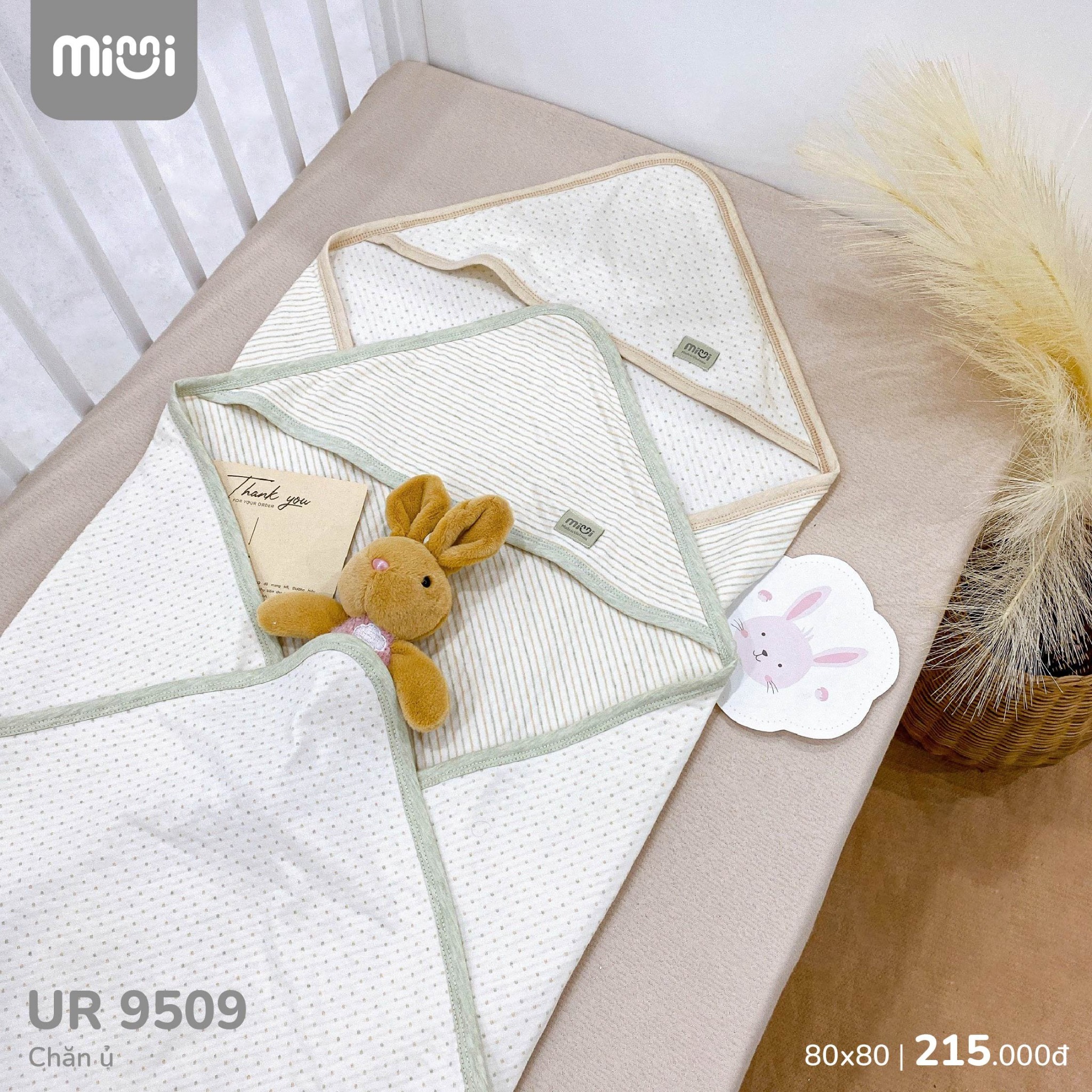 Chăn ủ Minni Organic Cotton UR 9509