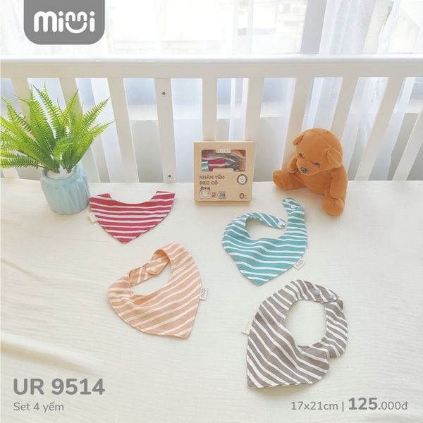  Set 4 yếm kẻ UR 9514 