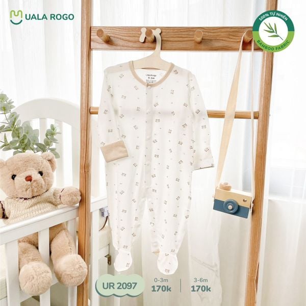  Body liền chân bamboo hoạ tiết UR 2097 