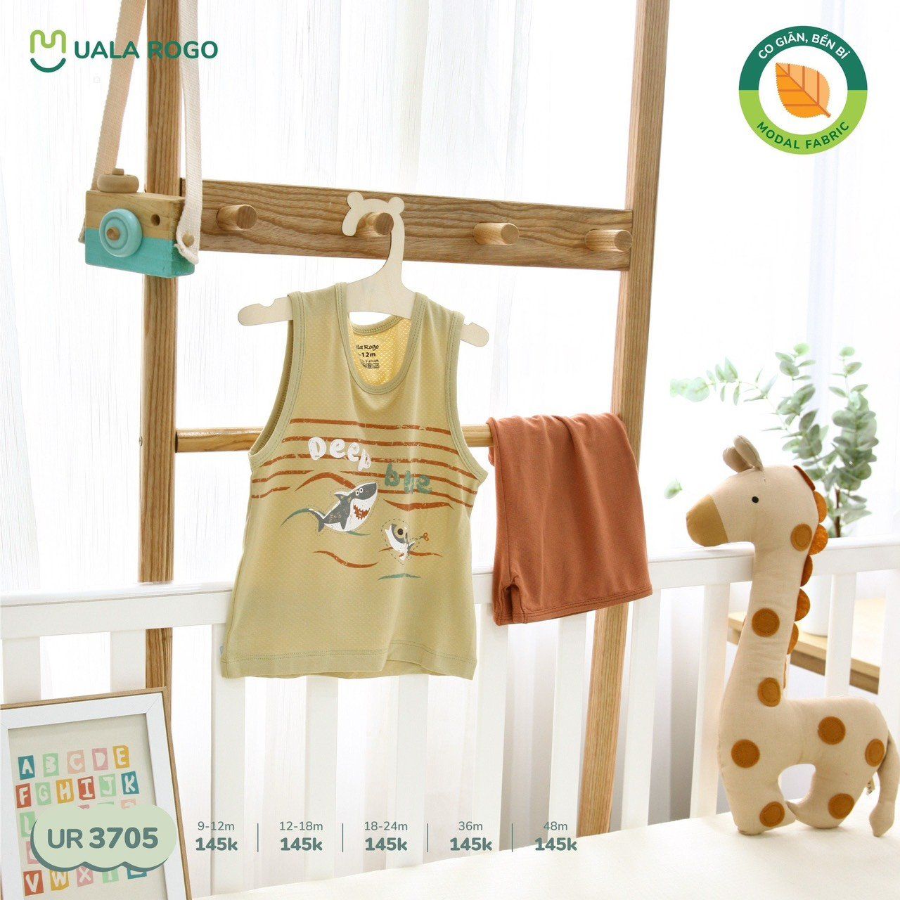  Bộ ba lỗ baby shark UR 3705 