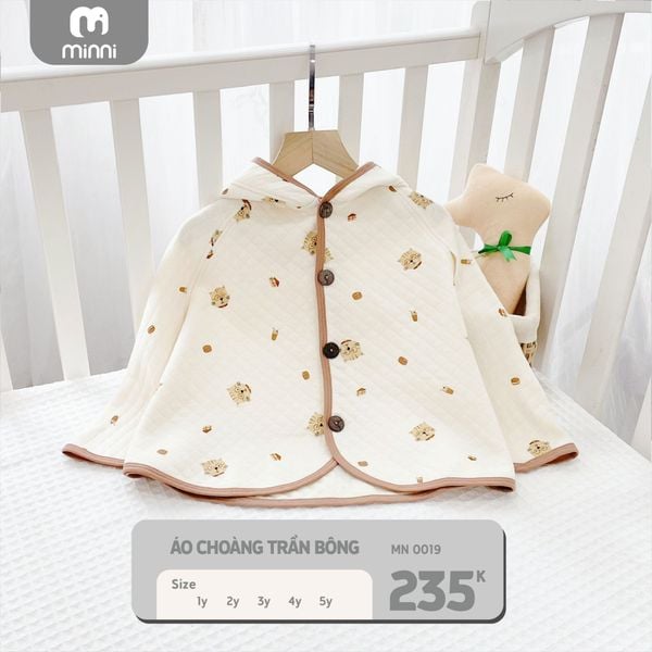  Áo Choàng Trần Bông Mini 0019 