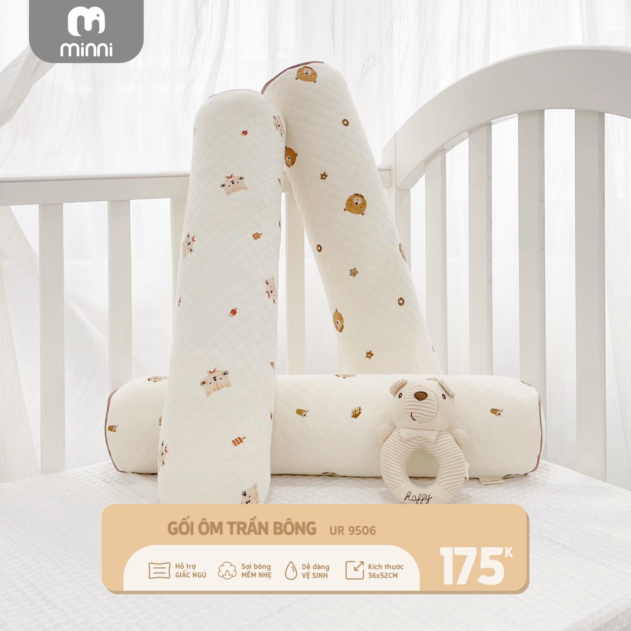 Gối ôm trần bông Minni UR 9506