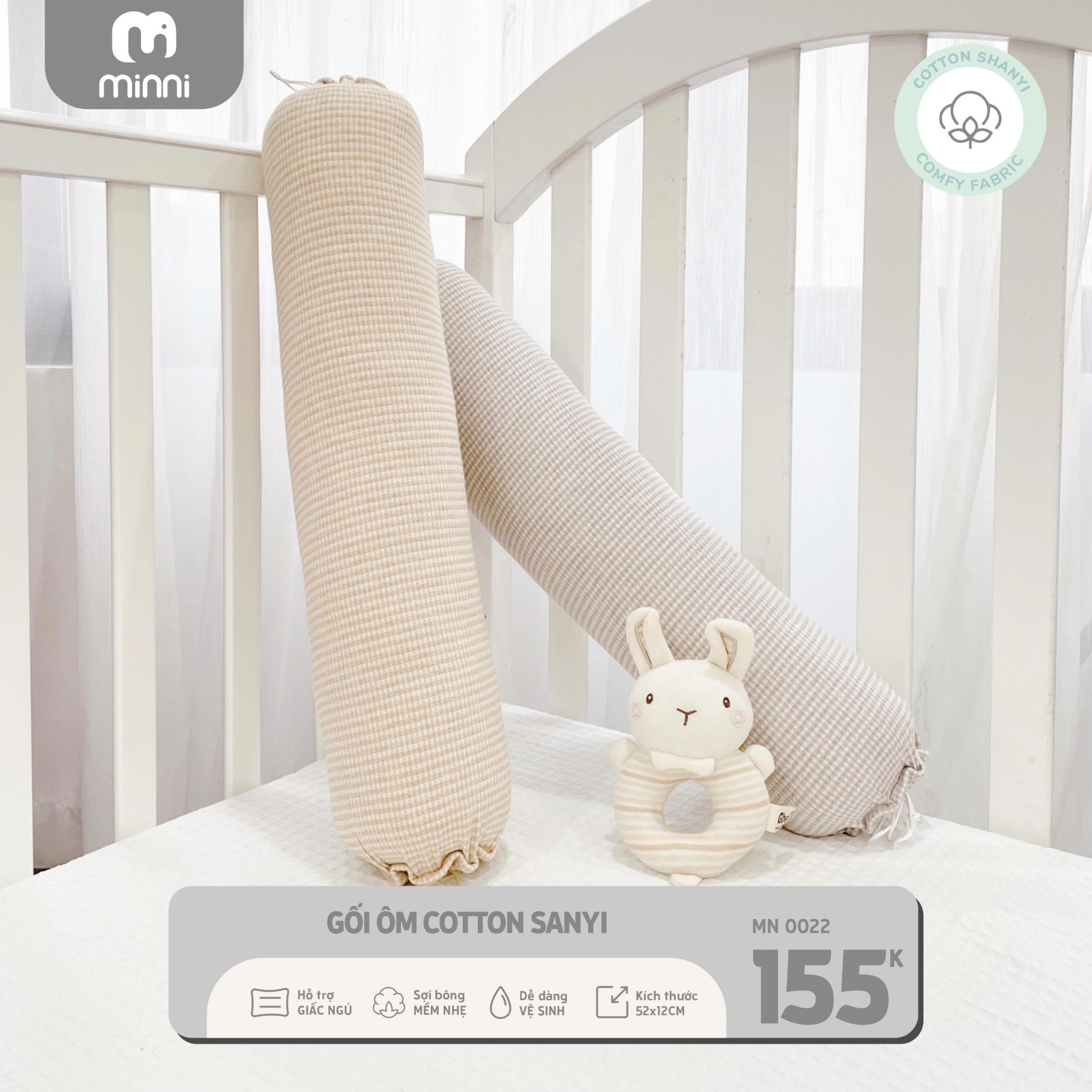 Gối Ôm Cotton Shanyi 0022