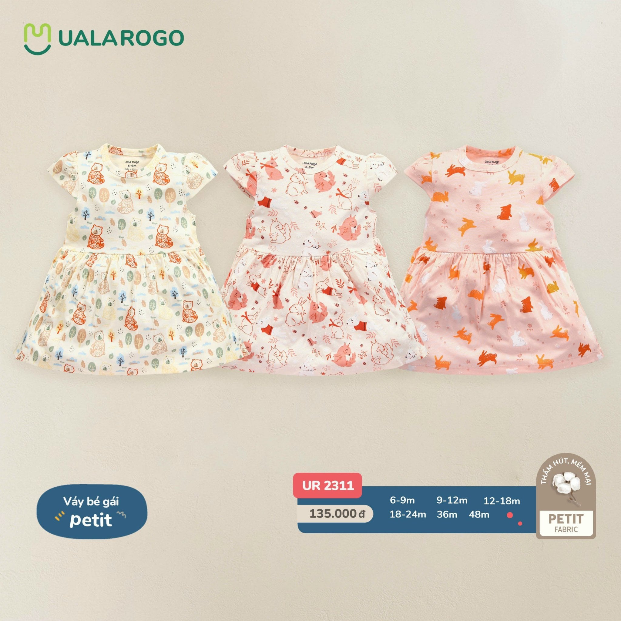 Váy Bèo Tay Bồng UR 2311