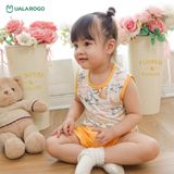  Bộ Sát Nách Bamboo In Hình Động Vật Ngộ Nghĩnh UR 2131 