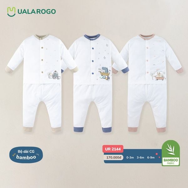  Bộ Dài Tay Sơ Sinh Bamboo UR 2144 