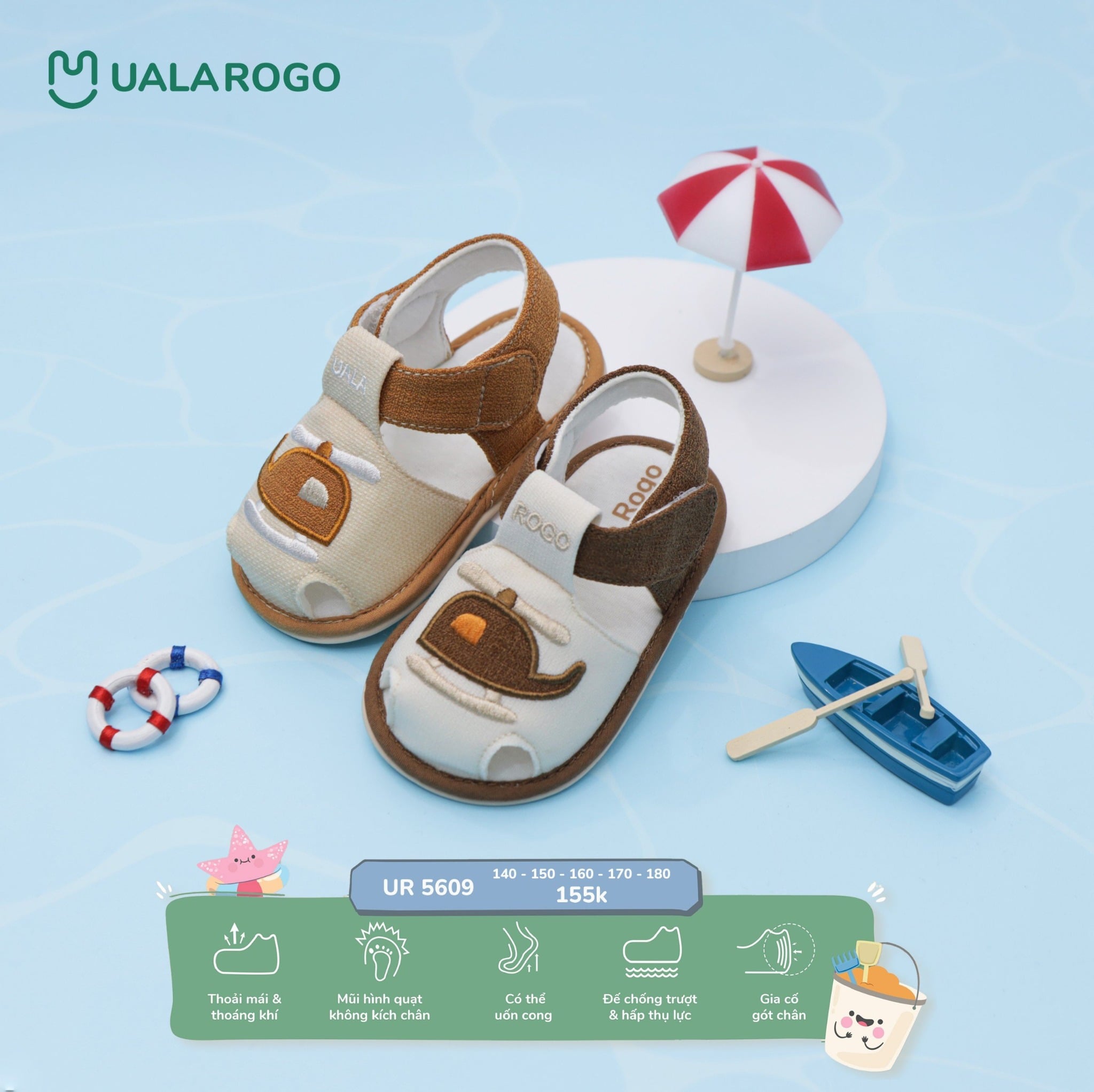 Dép Tập Đi Cho Bé UR 5609