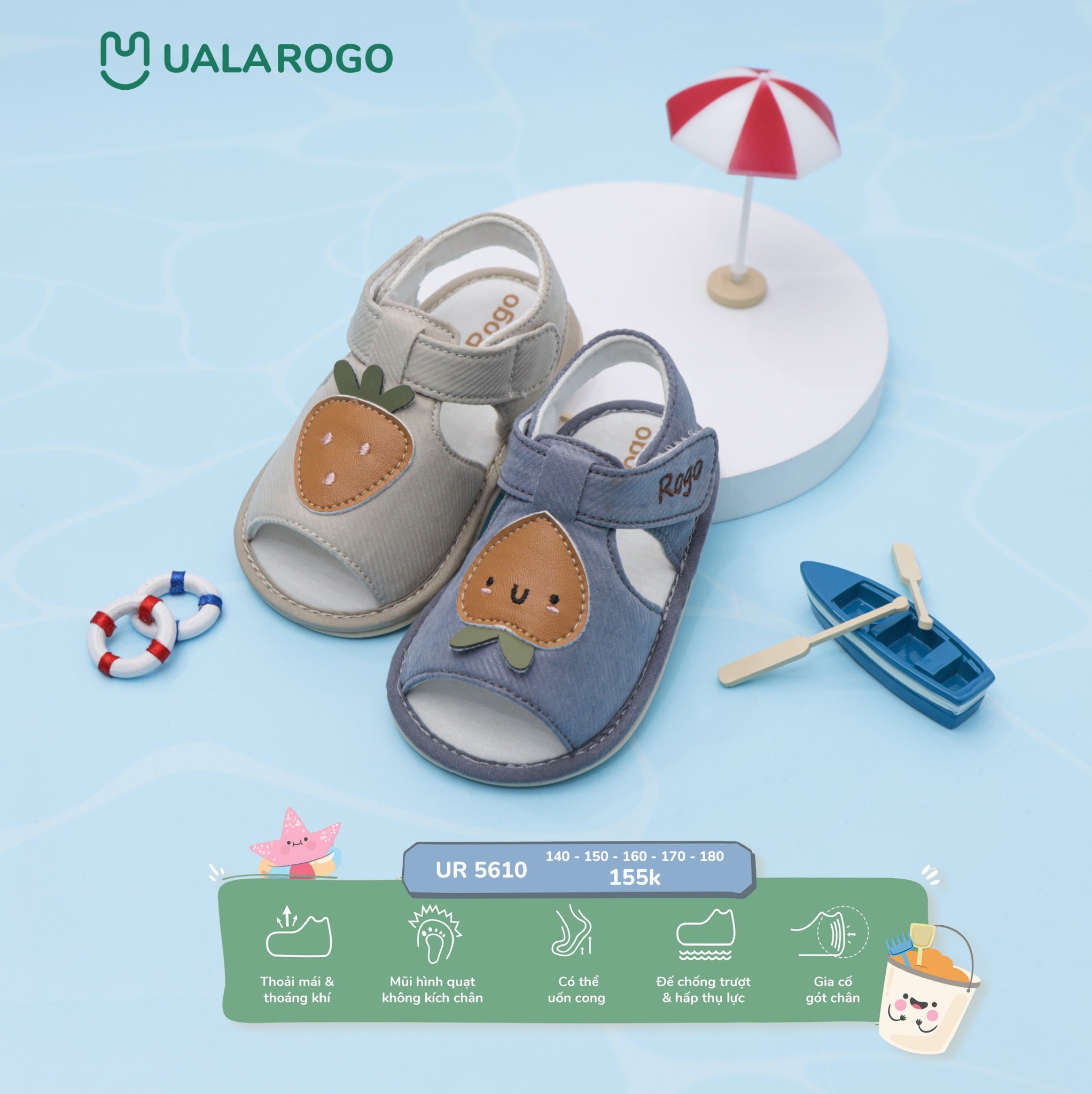Dép Tập Đi Cho Bé UR 5610