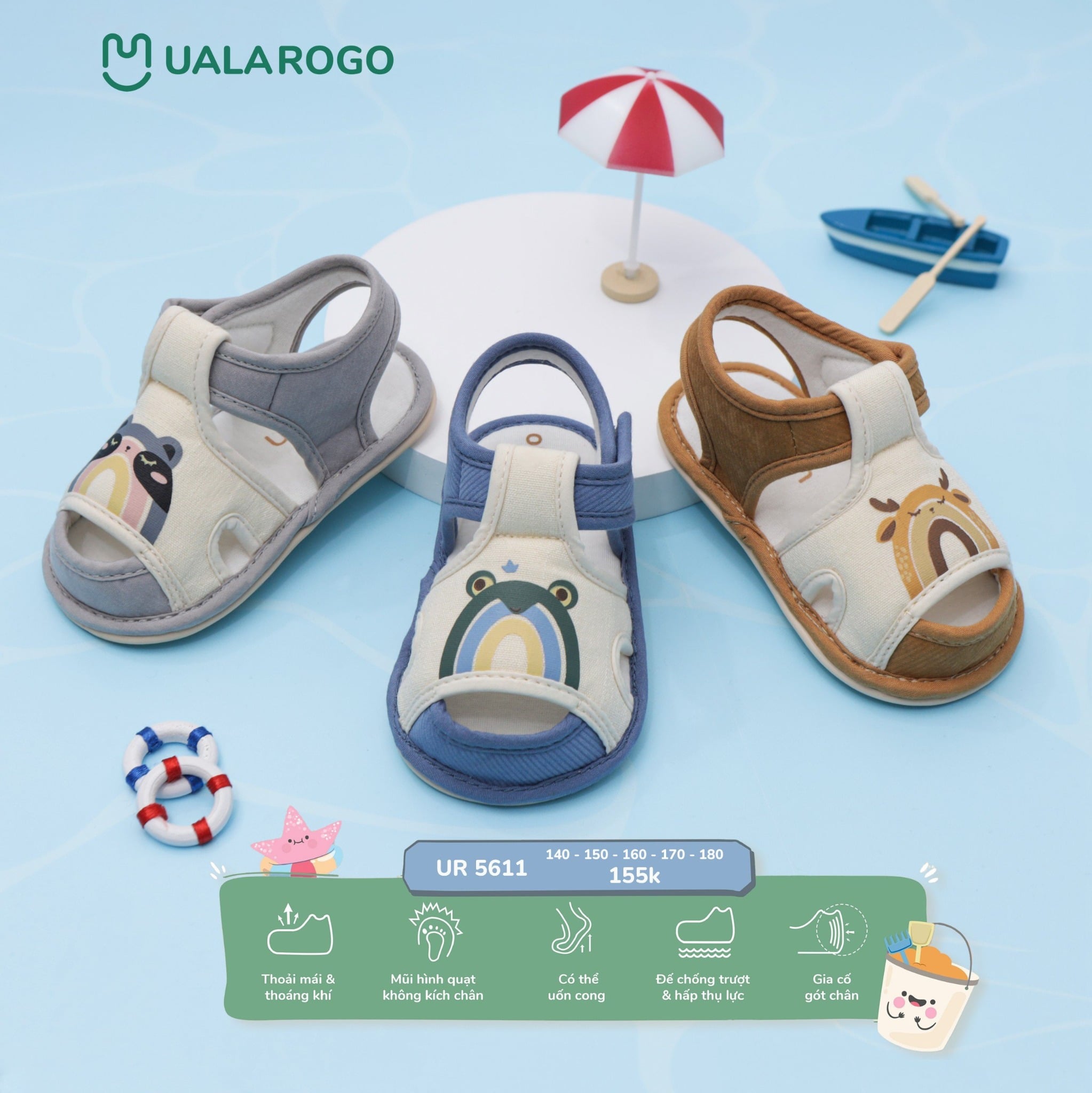 Dép Tập Đi Cho Bé UR 5611