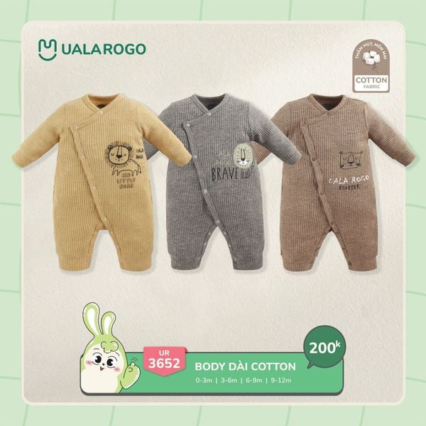  Bộ Body Dài Tay Cotton UR 3652 