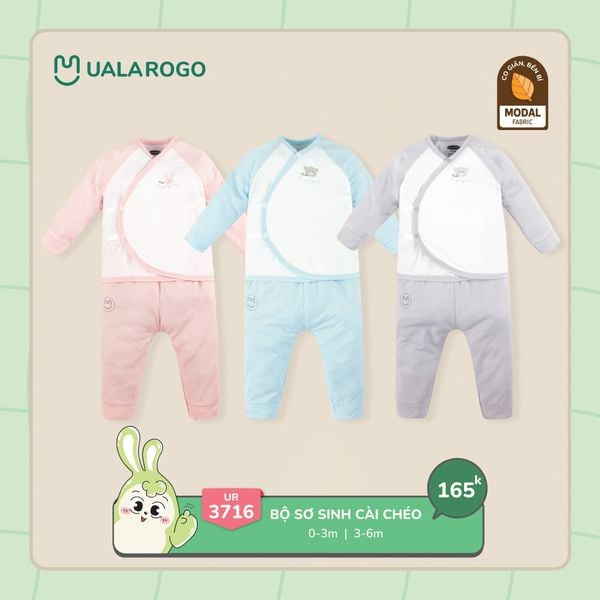  Bộ Sơ Sinh Cài Chéo UR 3716 