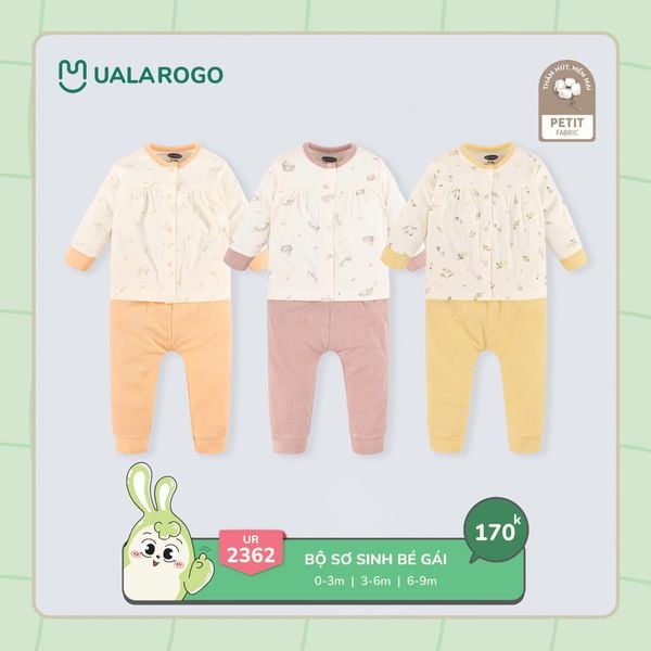  Bộ Sơ Sinh Cài Giữa UR 2362 