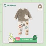  Bộ Dài Tay Nỉ Cotton Cho Bé UR 3643 