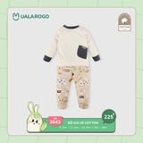  Bộ Dài Tay Nỉ Cotton Cho Bé UR 3643 