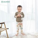  Bộ Dài Tay Nỉ Cotton Cho Bé UR 3643 