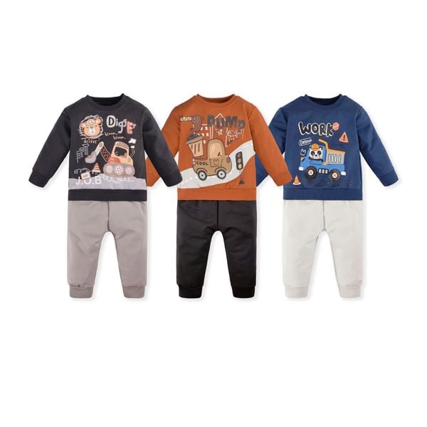  Bộ Dài Tay Nỉ Cho Bé UR 3646 