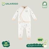  Bộ Sơ Sinh Cài Chéo Nỉ UR 3807 