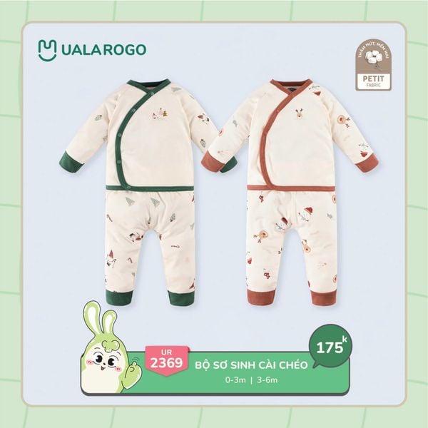  Bộ Sơ Sinh Cài Chéo UR 2369 
