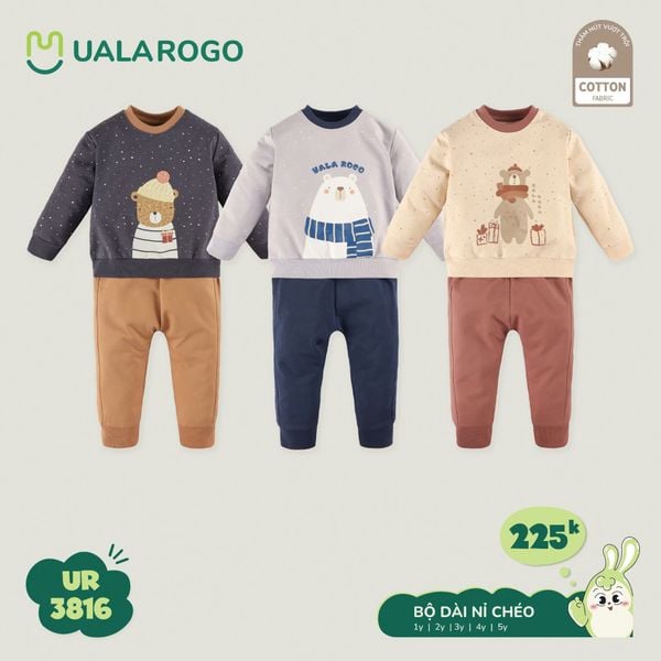  Bộ Dài Tay Nỉ Chéo UR 3816 