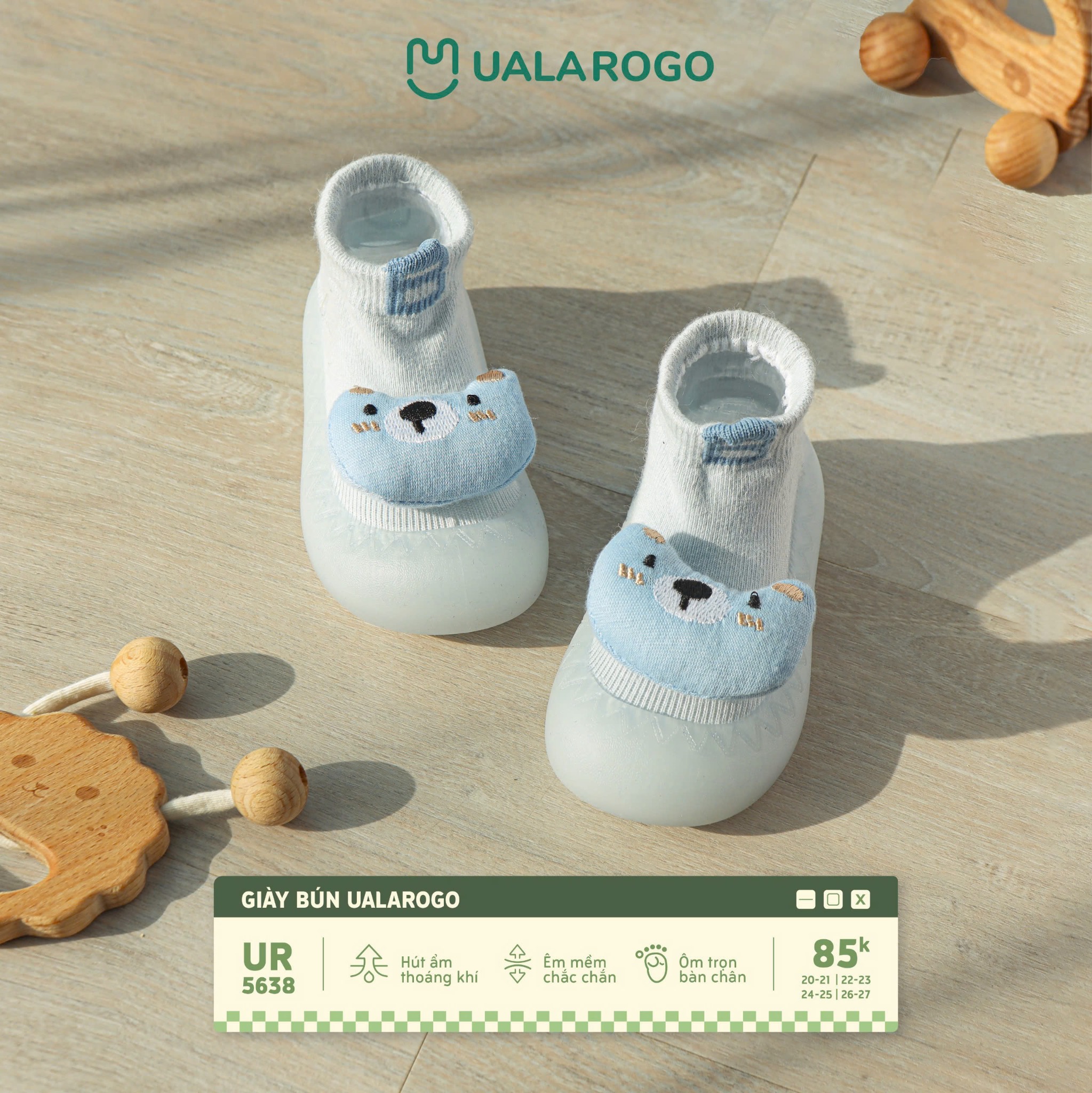 Giày Bún UalaRogo UR 5638