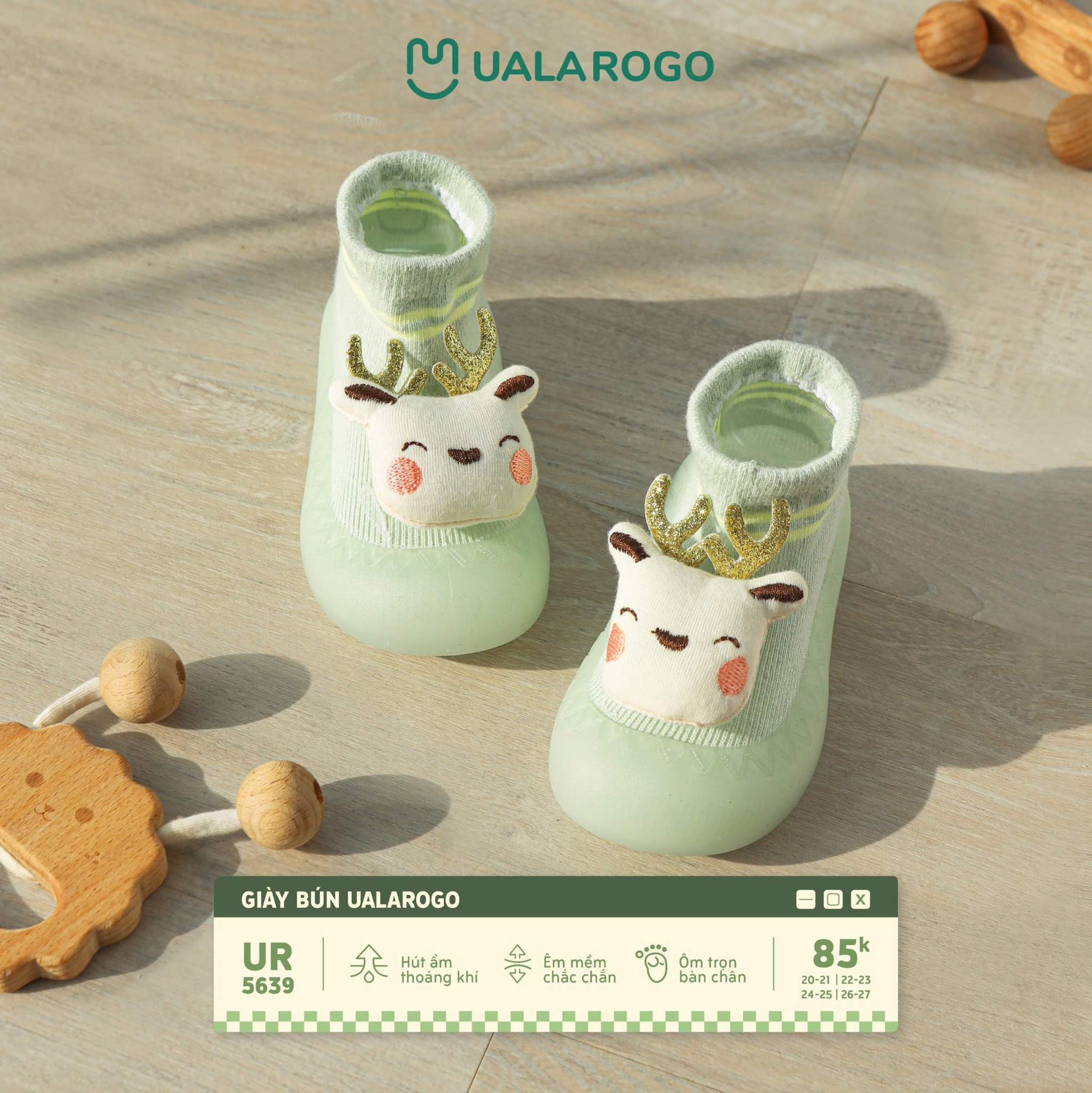 Giày Bún UalaRogo UR 5639