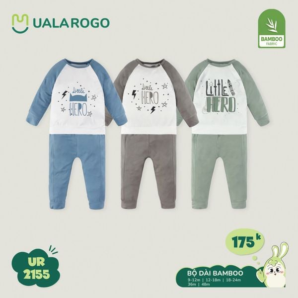  Bộ Dài Tay Bamboo Cho Bé UR 2155 