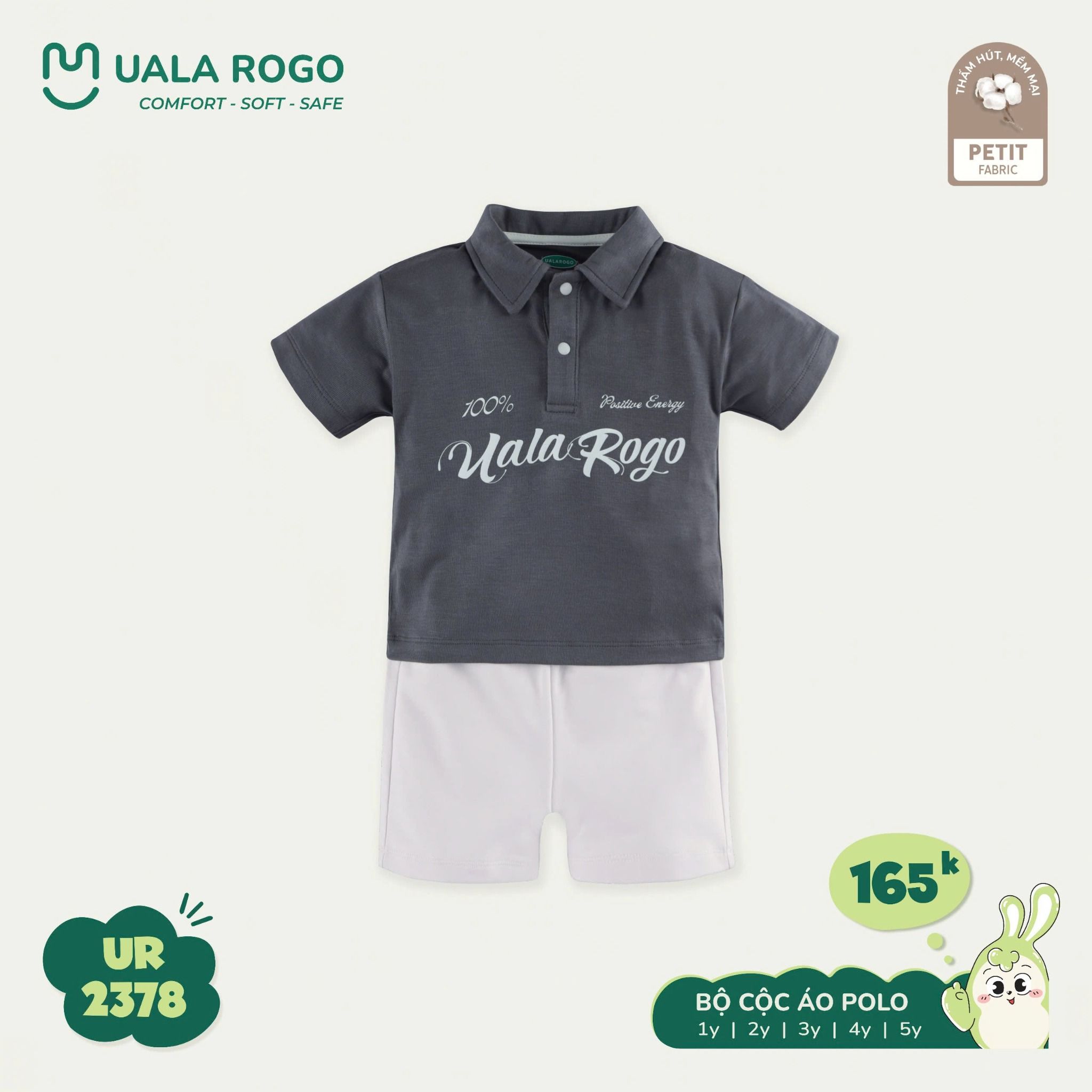  Bộ Cộc Tay Polo Cho Bé UR 2378 