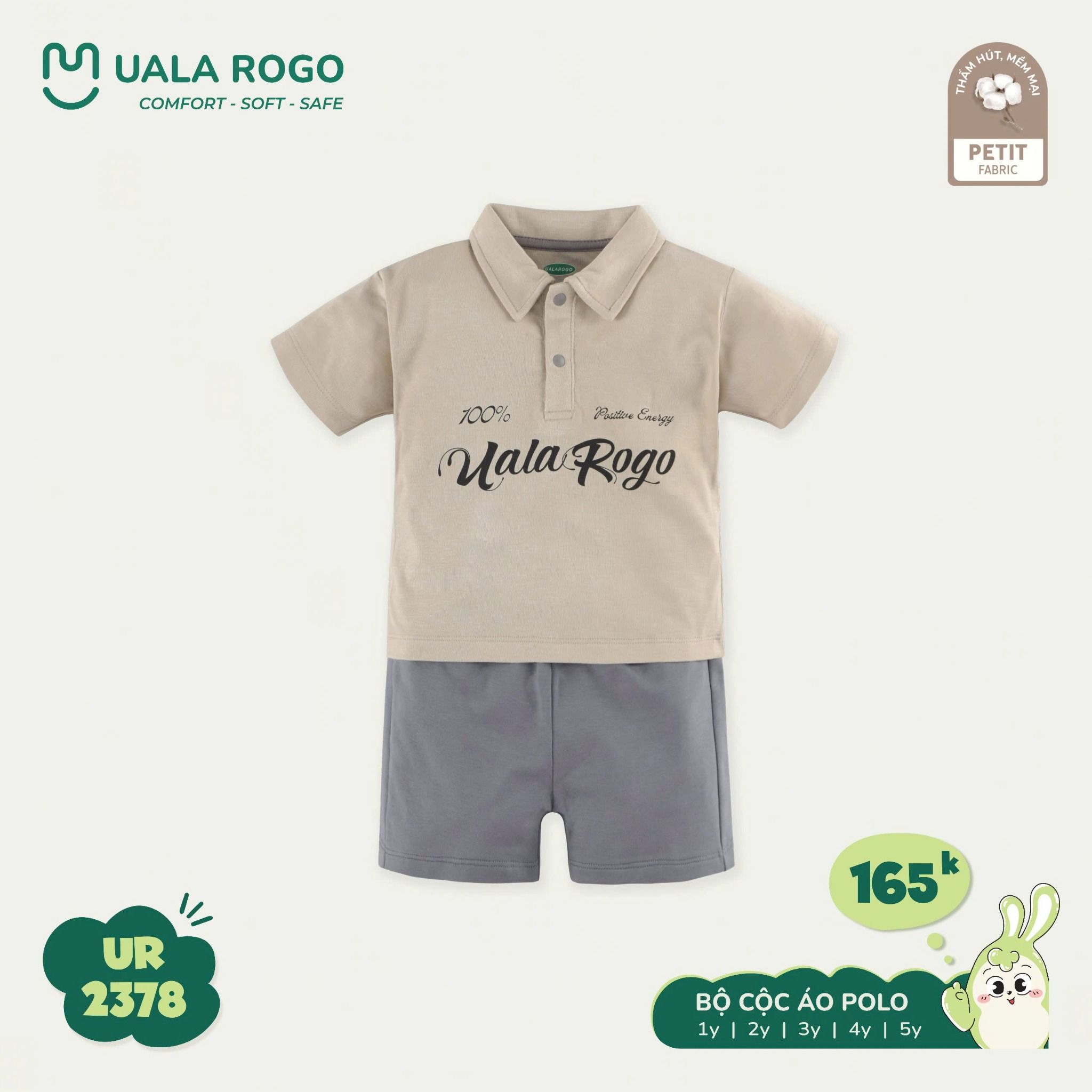  Bộ Cộc Tay Polo Cho Bé UR 2378 