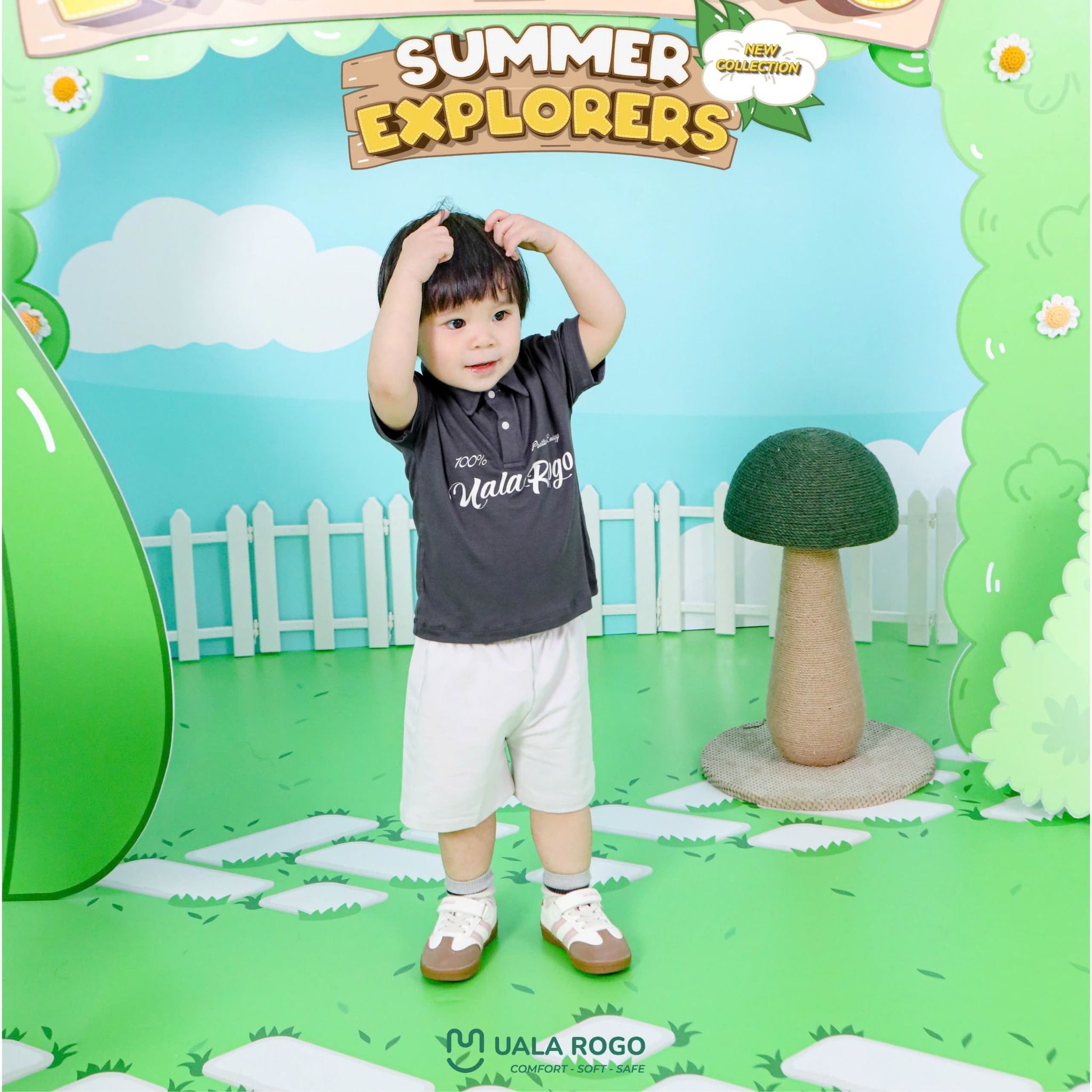  Bộ Cộc Tay Polo Cho Bé UR 2378 