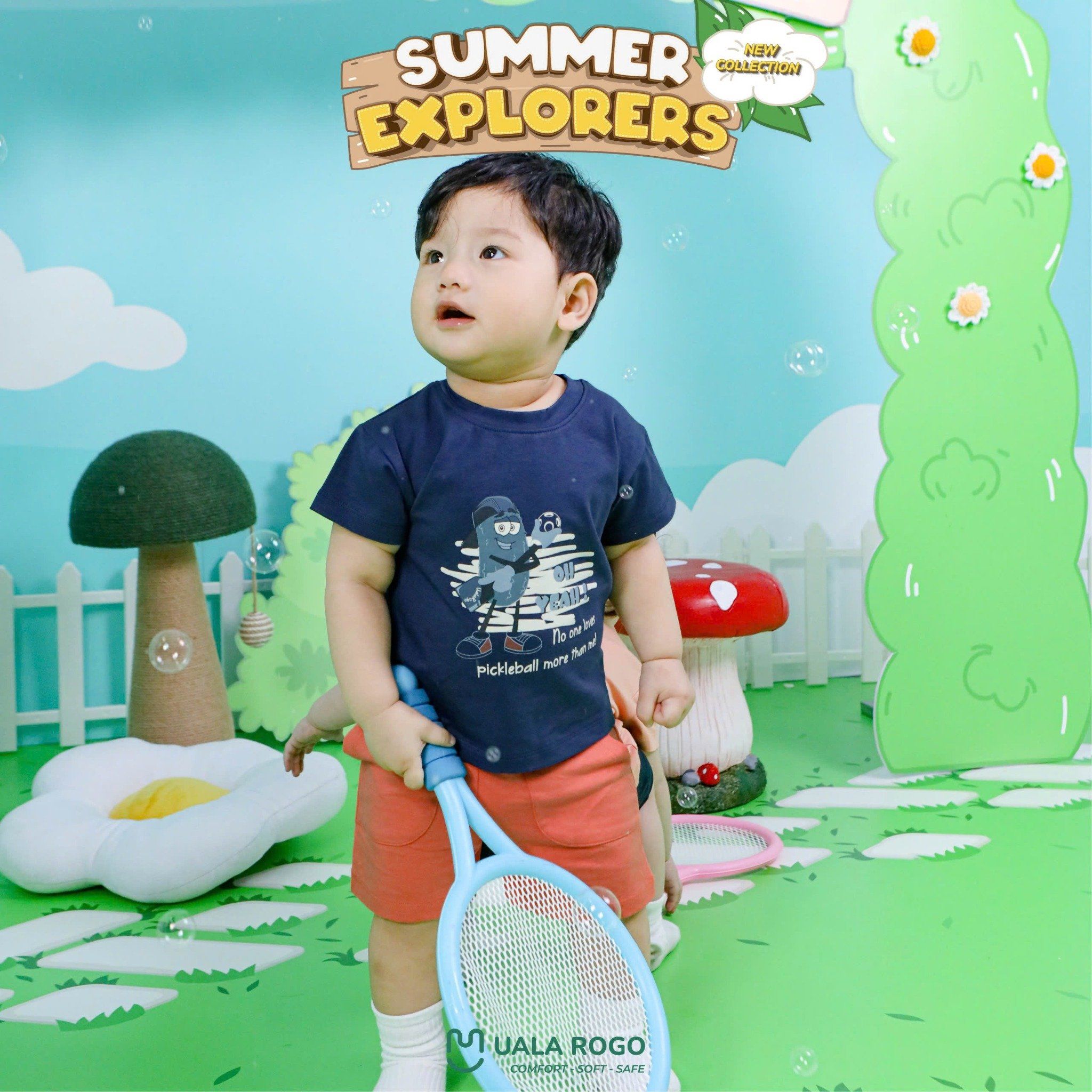  Bộ Cộc Tay Cho Bé Cotton UR 3838 