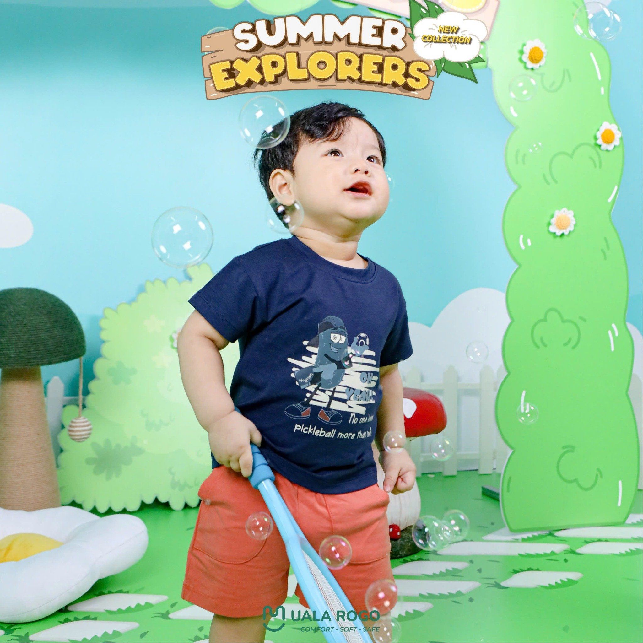  Bộ Cộc Tay Cho Bé Cotton UR 3838 