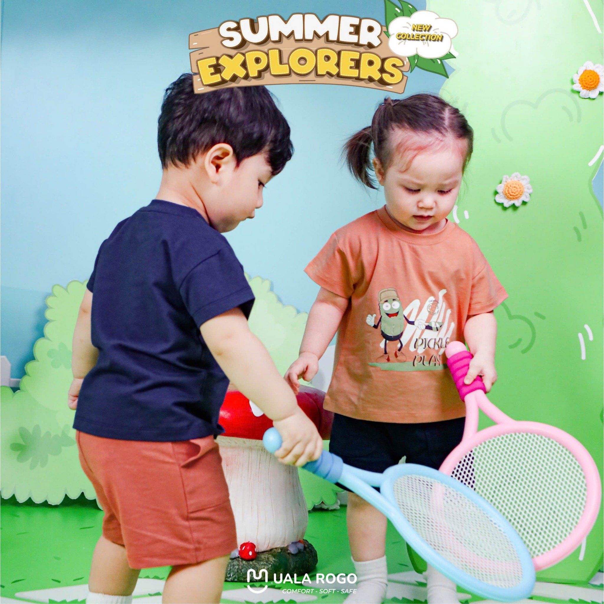  Bộ Cộc Tay Cho Bé Cotton UR 3838 