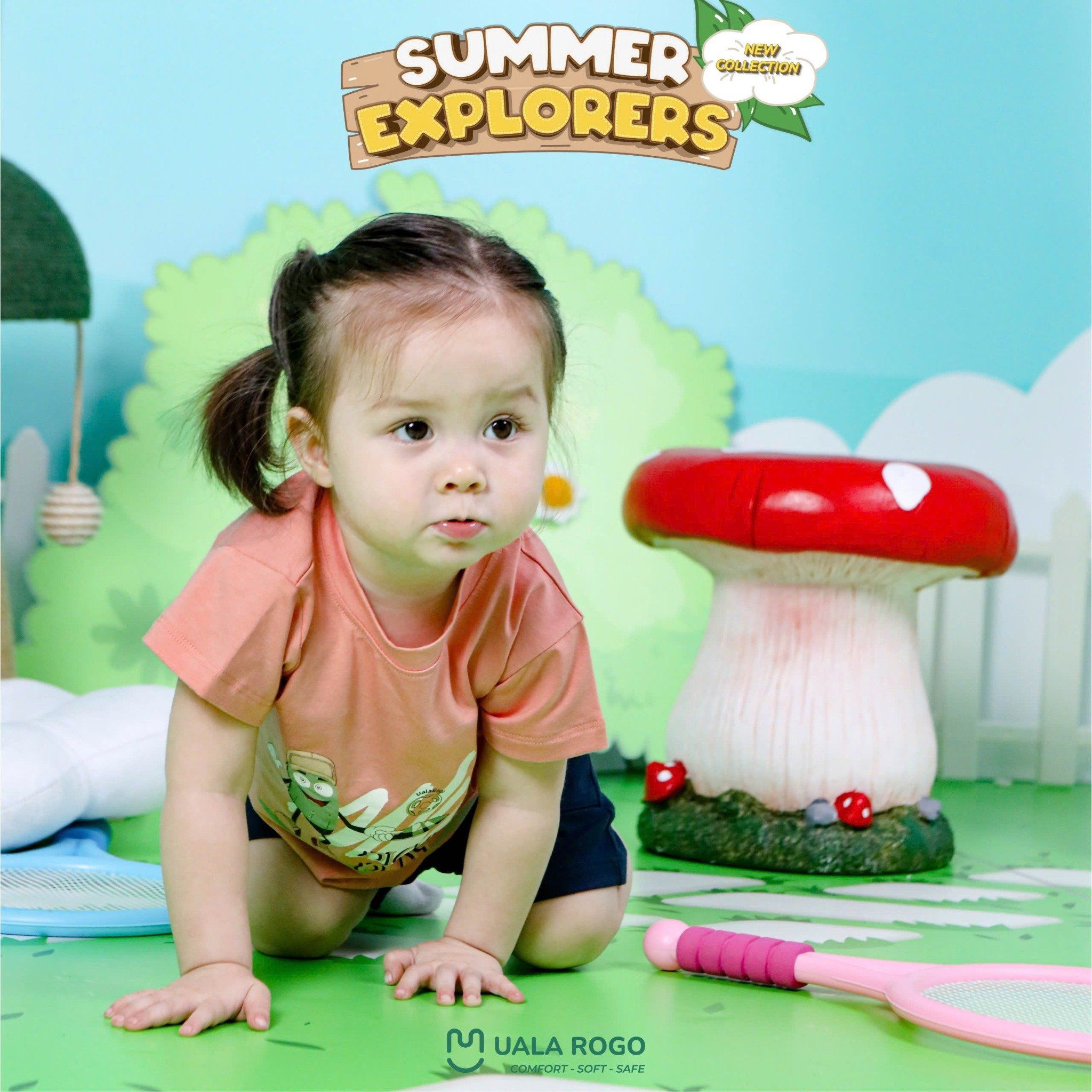  Bộ Cộc Tay Cho Bé Cotton UR 3838 